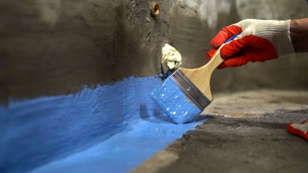 Commercial Waterproofing project at a Monticello, KY business property by SJ Waterproofing Pros